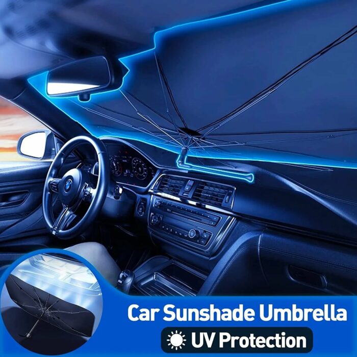 🔥🔥🔥Car Windshield Sun Shade Umbrella (Auto Windshield Covers Most Cars)