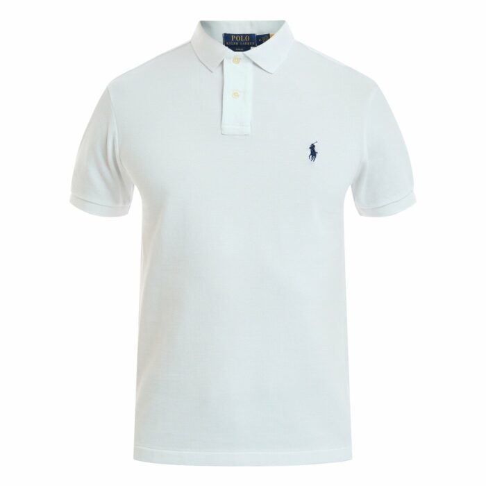 Slim Fit Mesh Polo Shirt