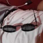 Fashionable Adjustable Sunglasses: Suitable for retro punk parties, sunshade, sun protection and festivals like Easter, graduation season, Halloween and Christmas. With aluminum-magnesium lenses, alloy frames, a glasses case and a lens cloth. photo review