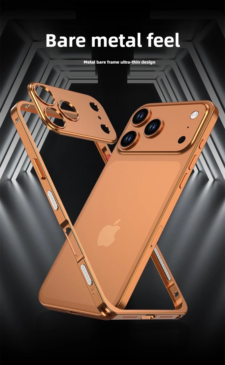 Luxury Case Metal Frame for iPhone 17 Series