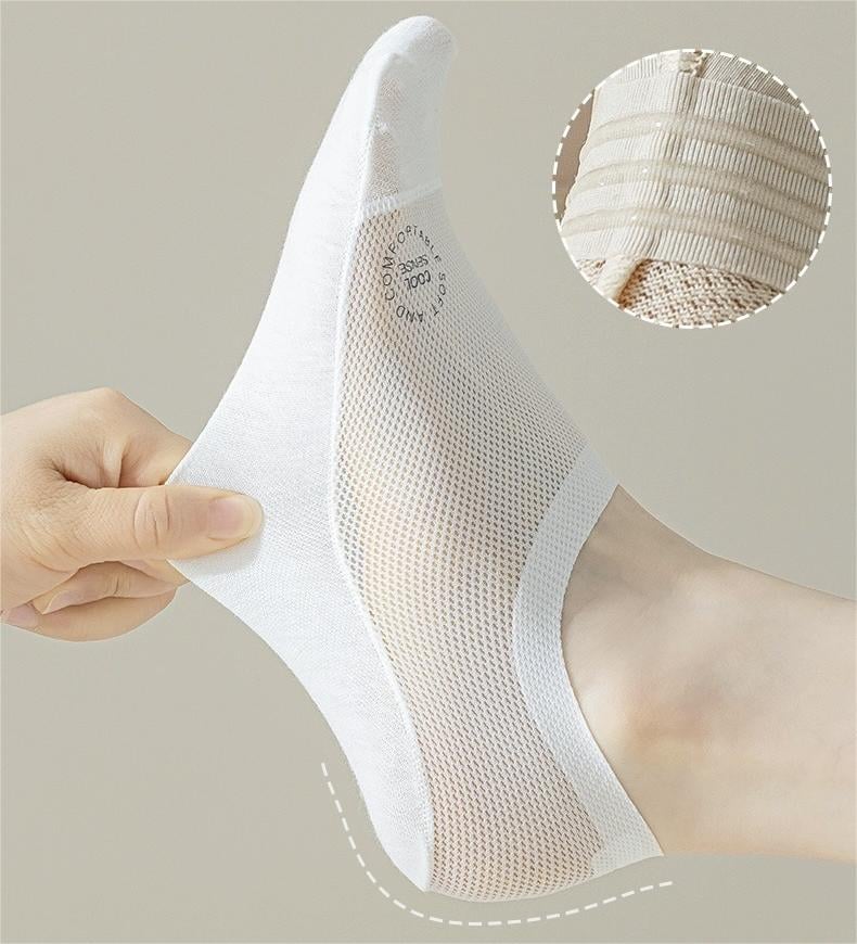 🔥Ultra Thin Liner Socks Non Slip ComBed Cotton No Show Socks